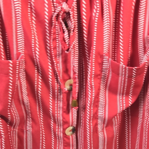 Blush Red Patterned Top - Picture 5 of 8